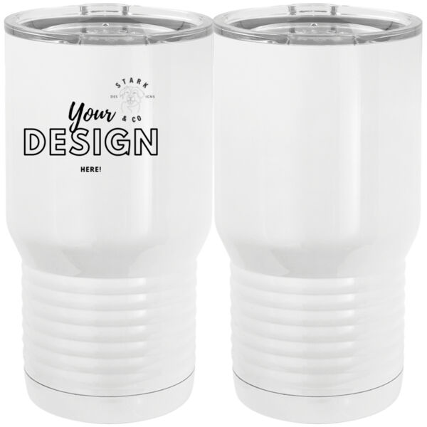 Your Design Here - 20 oz. Tall Stainless Steel Vacuum Insulated Tumbler White Thumbnail