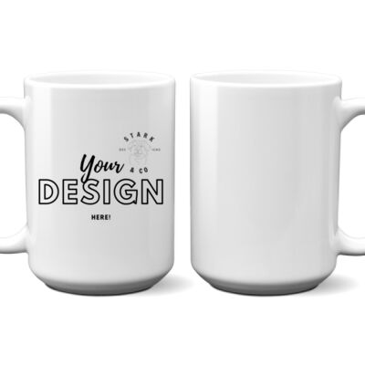 Your Design Here - 15 oz FULL COLOR PRINTED CERAMIC MUG  Thumbnail