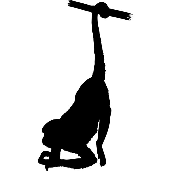 Monkey Silhouette 13 Thumbnail