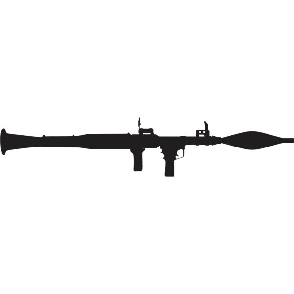 Rocket Launcher Gun Silhouette 1 Thumbnail