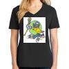 Ladies Core Cotton V-Neck Tee Thumbnail