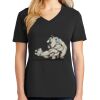 Ladies Core Cotton V-Neck Tee Thumbnail