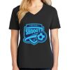 Ladies Core Cotton V-Neck Tee Thumbnail