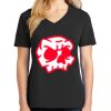 Ladies Core Cotton V-Neck Tee Thumbnail