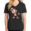 Ladies Core Cotton V-Neck Tee Thumbnail