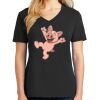 Ladies Core Cotton V-Neck Tee Thumbnail