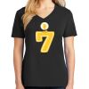 Ladies Core Cotton V-Neck Tee Thumbnail