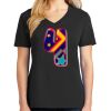 Ladies Core Cotton V-Neck Tee Thumbnail