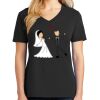 Ladies Core Cotton V-Neck Tee Thumbnail