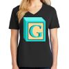 Ladies Core Cotton V-Neck Tee Thumbnail