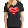 Ladies Core Cotton V-Neck Tee Thumbnail