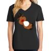 Ladies Core Cotton V-Neck Tee Thumbnail