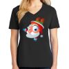 Ladies Core Cotton V-Neck Tee Thumbnail