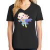 Ladies Core Cotton V-Neck Tee Thumbnail
